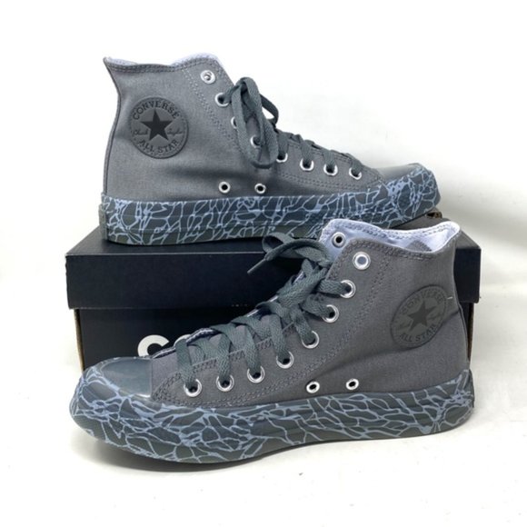 Converse CTAS CX High Top Sneakers Iron Gray For Women's Canvas Shoes A03236C - Picture 6 of 11